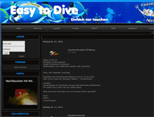 Tablet Screenshot of easytodive.de